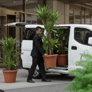 Decorative planters and greenery for hospitality venues in Limassol